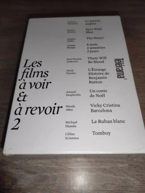 Coffret Neuf Sous Blister Télérama - Les films à voir et à revoir N° 2 - 10 DVD