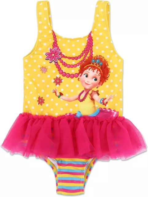 Disney Fancy Nancy One PC Swimsuit Girl Size 4T