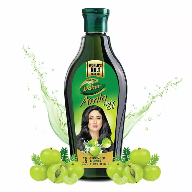 Dabur Amla Hair Oil - pour cheveux forts, longs et épais 90ML à 550ML - FS