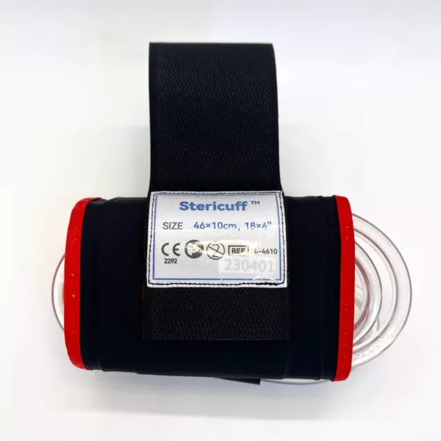 NEW 18"x4" SINGLE-PORT, SINGLE BLADDER TOURNIQUET CUFF Box of 10, Sterile OEM