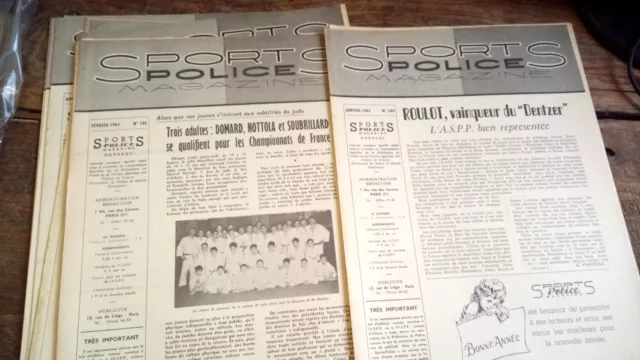 SPORTS Police Revista 1963 - Año Completa 12 Numéros