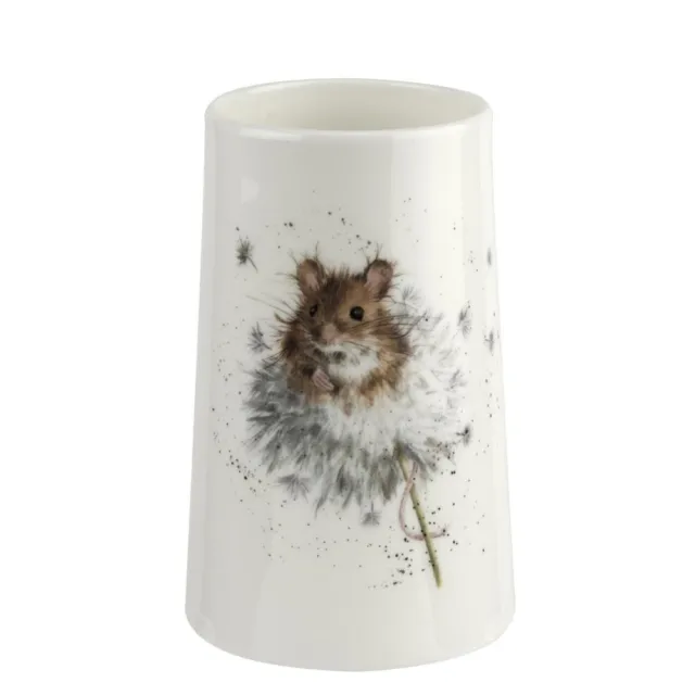 Wrendale Designs Country Mice Vase for Flowers Hannah Dale from Royal Worcester