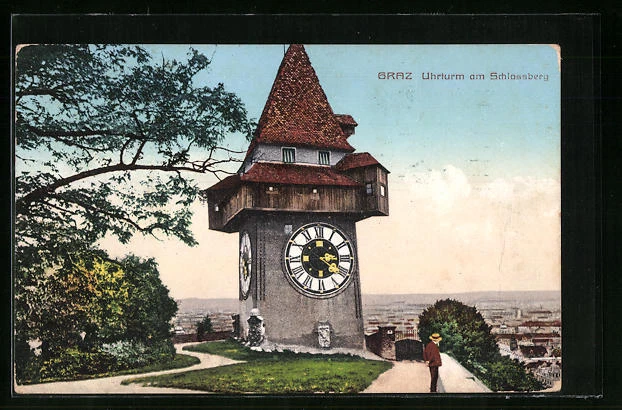 AK Graz, Uhrturm am Schlossberg
