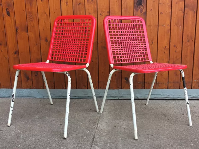 Sedia da Giardino Sedia Vintage Lounge Facile Sedia 70er Retrò 1/23