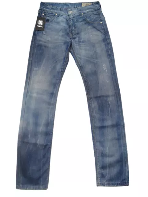 Jeans Heyu uomo ragazzo slim fit con effetto sabbiature Prezzo in Super Saldo