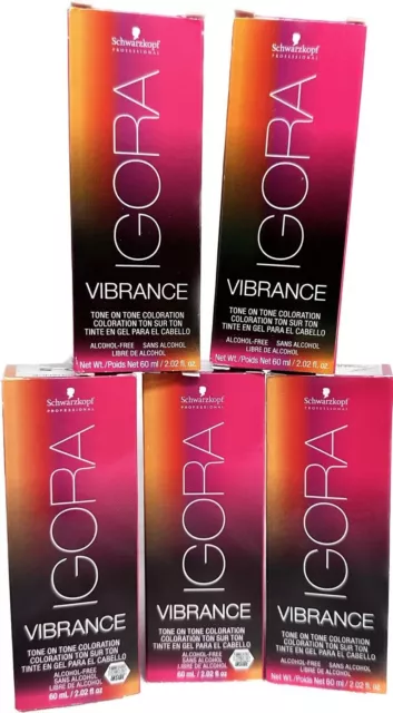 Schwarzkopf Igora Vibrance Tone on Tone Coloration, 2.02 oz ( CHOOSE COLOR )