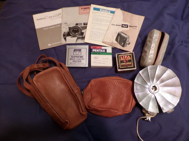 Big Lot Camera Accessories Bags Filters Manuals Estate Find As Is !
