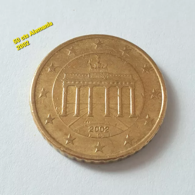 Oferta lote de monedas de 50, 20 y 10 céntimos de Alemania 2002 3