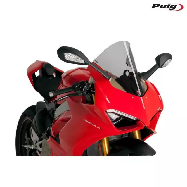 Puig 9690H Cupolino Racing Fume Chiaro Per For Ducati 1100 Panigale V4 1982-2022