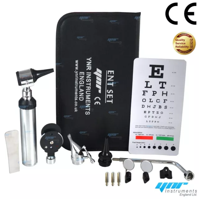 Otoscope Ophtalmoscope Nasal Larynx Ent Diagnostic Snellen Eye