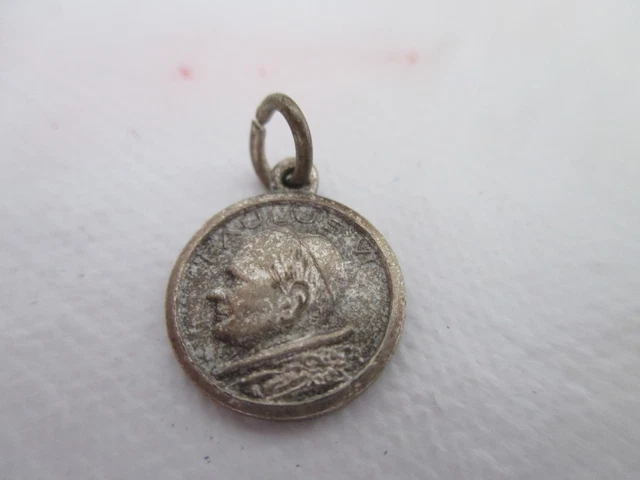 MEDAILLE MIRACULEUSE RELIGIEUSE ancienne Argent Massif 1830 VACHETTE