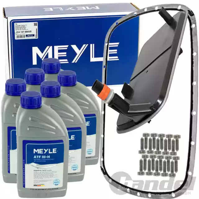 MEYLE HYDRAULIKFILTER AUTOMATIK+6L ATF ÖL passend für BMW 5er E39 3er E46 X3 E83