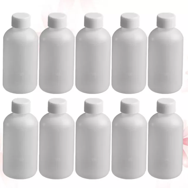 Lab Grade Polypropylene Wide Mouth Reagent Bottle | 125mL Capacity | Pack of 10