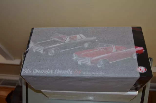 1:18 Acme 1965 Chevrolet Chevelle Ss Malibu Z16 Black W/Red Interior 1 Of 444