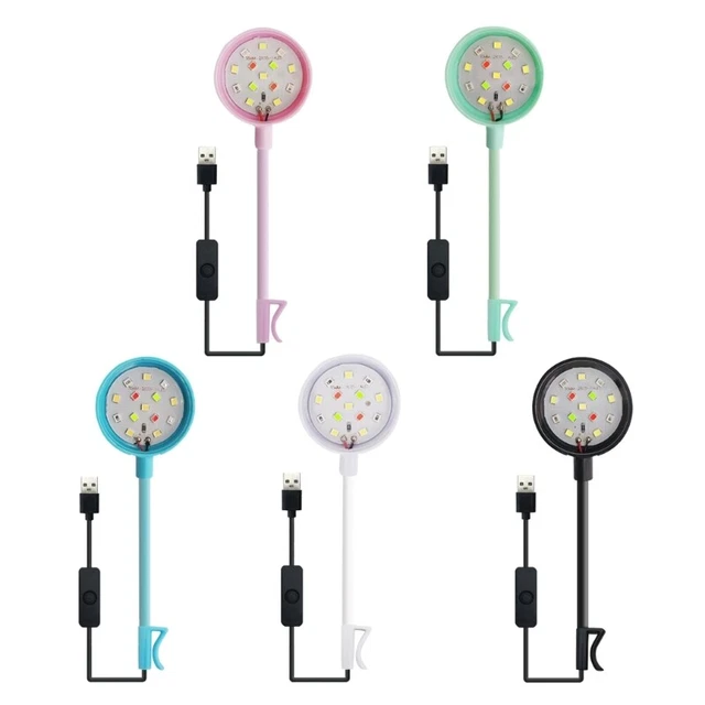 Small Aquarium Fish Led Light with USB Clip On for Plant Aquarium