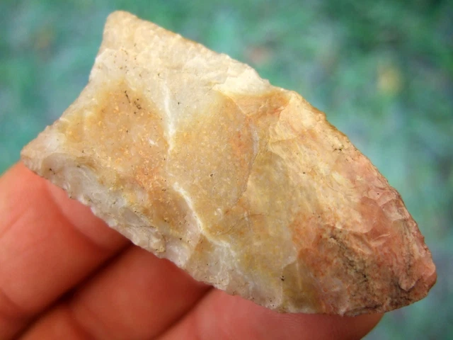 Super Fine Colorful G10 Georgia Clovis Point with COA Arrowheads Artifacts
