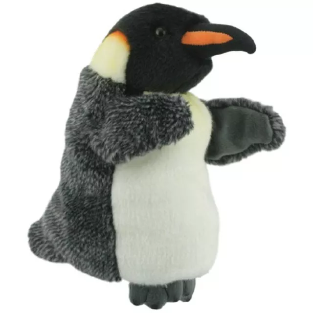 National Geographic Penguin Hand Body Puppet [25cm] Soft Plush Animal Toy NEW