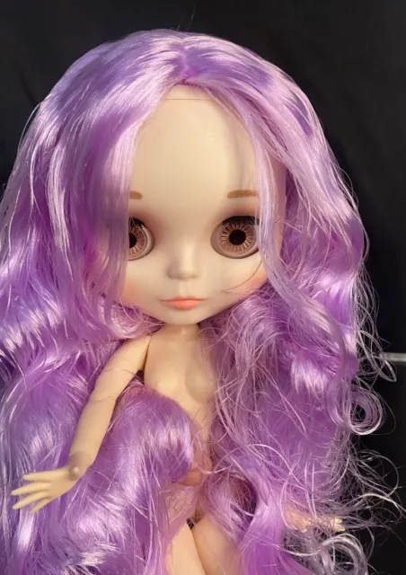 Synthetic Doll Hair Straight Weft BJD Blythe Monster High reroot custom Wig  MLP