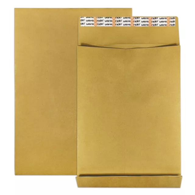 250 poches pliantes B4 enveloppe d'expédition adhésive envoi de marchandises A4 maxi/grande lettre 2