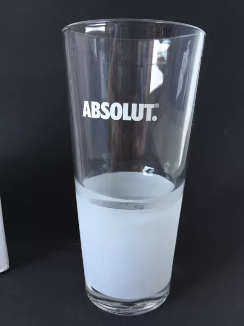 6 x verres à vodka RASTAL ABSOLUT NEUF dans son emballage d'origine cocktail Longdrink 2