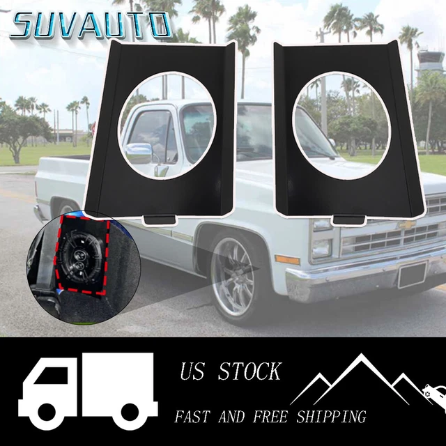 BEHIND SEAT SPEAKER Brackets For 7387 Chevy C10 Square Body 6×9