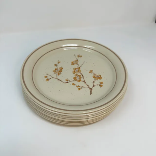 Vintage Corelle Cornerstone Corning China Blossom Dinner Plates 10 1/4" set of 8