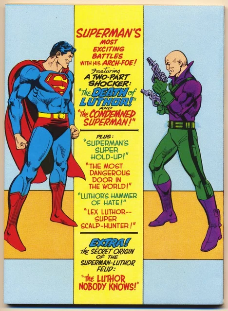 BEST OF DC #27 NM, SUPERMAN, Blue Ribbon Digest, DC Comics 1982 2