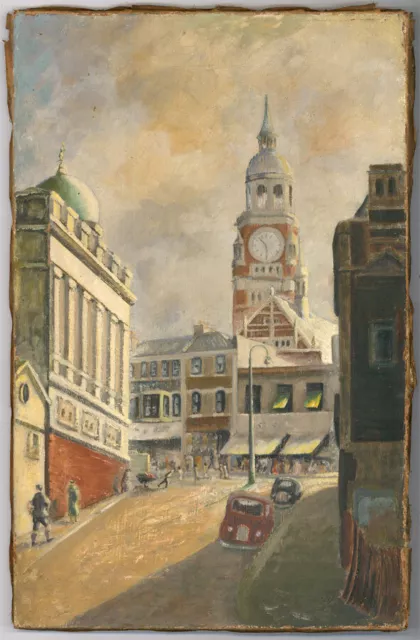 Myles Meehan (1904-1974) - 1949 Oil, The Town Centre 3