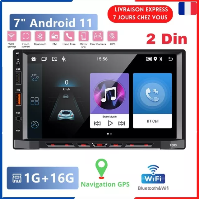 2G+64G] Double Din Android 13 Autoradio Avec Lecteur De - Temu France
