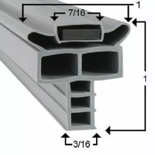 Randell Compatible - IN GSK1030 - Magnetic Door Gasket INGSK1030 IN-GSK 1030