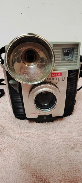 DE COLECCIÓN KODAK BROWNIE FLASHMITE 20 CÁMARA y bolsa de transporte