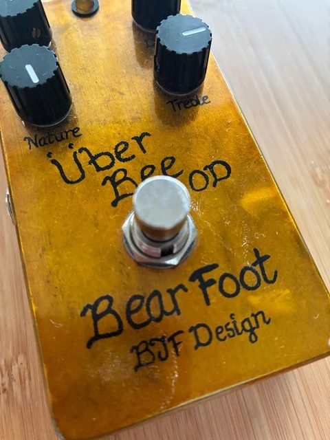 BEARFOOT UBER BEE OD Overdrive Pedal BJF Design Volume Nature