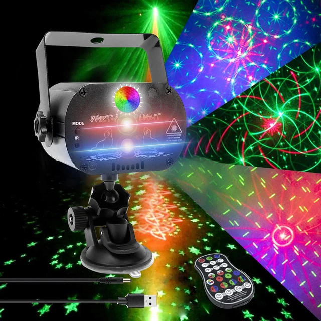 240 PATTERNS LASER Projector Stage Light LED RGB Home Party KTV Club DJ ...