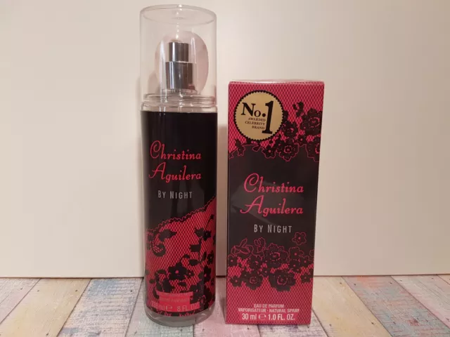 NUOVO ★ CHRISTINA AGUILERA BY NIGHT EAU DE PARFUM 30 ml EDP + BODYSPRAY 236 ml