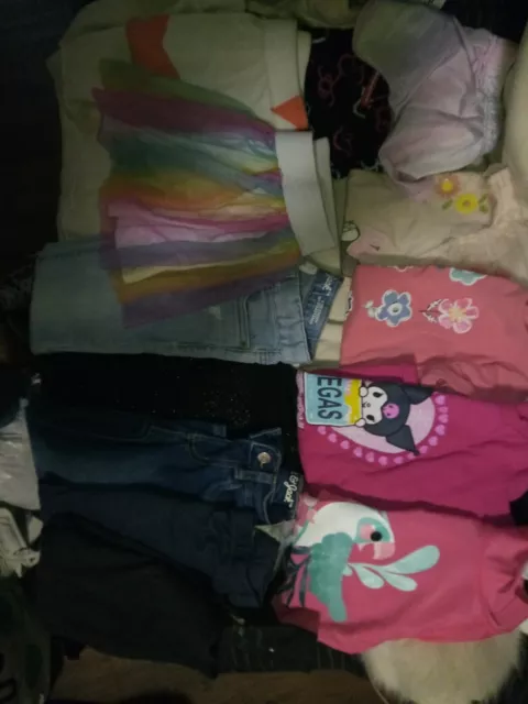 Toddler Girls Lot Of Clothes Size 4T. NEW! 10 Pieces For Spring/Summer. Colorful