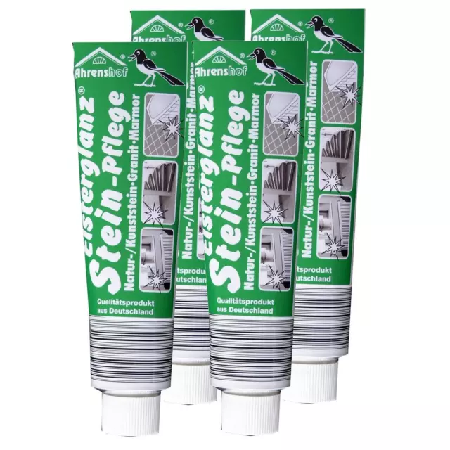 Elsterglanz Stein-Pflege 150ml - Natur-/Kunststein, Granit, Marmor (4er Pack)