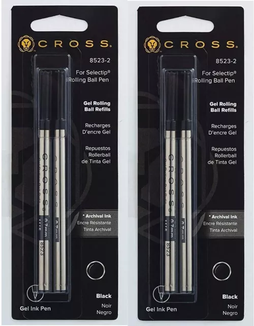 Cross Refills Black Dual Pack Rollerball Pen (2 Pack)