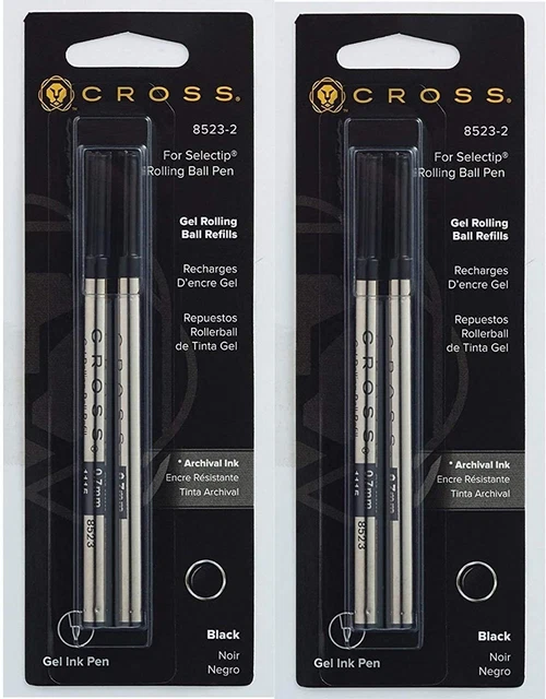 Cross Refills Black Dual Pack Rollerball Pen (2 Pack)