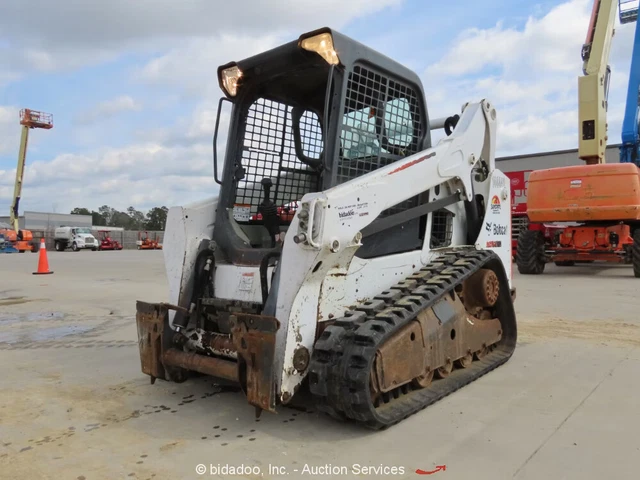 2015 Bobcat T590 Skid Steer Track Loader Crawler Aux Hyd Diesel bidadoo