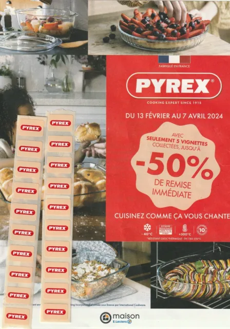 30 Vignettes Pyrex Leclerc 2024