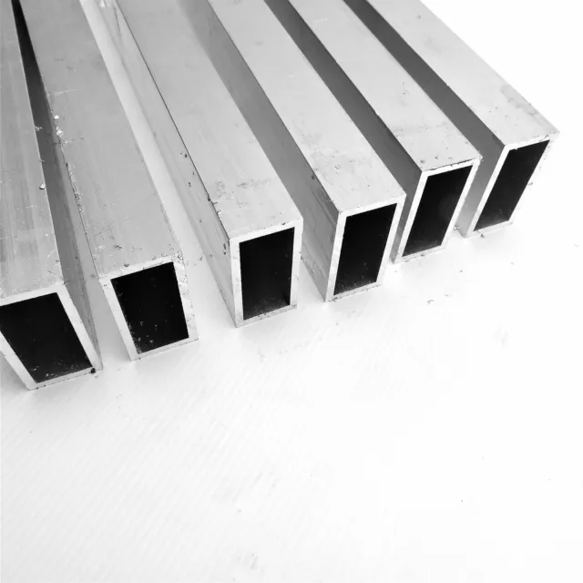 1" X 2" OD Aluminum Rectangle TUBING .125" wall thick 20" long QTY 6 sku137710