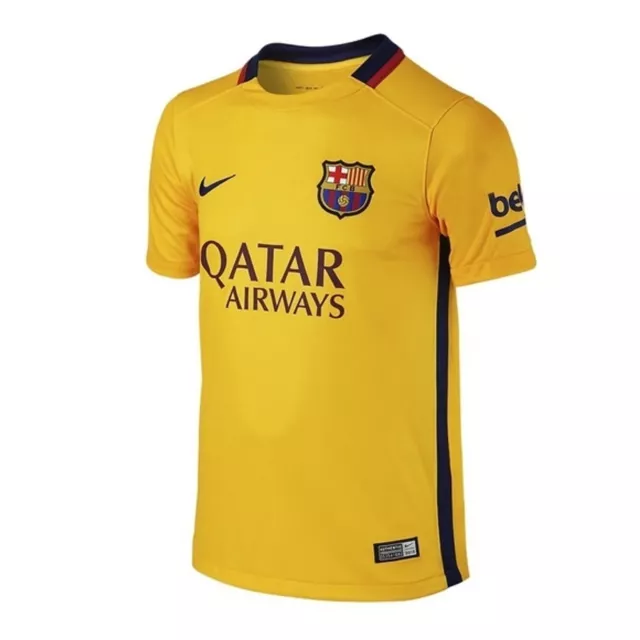 Nike Youth 2015-16 Barcelona Away Jersey L