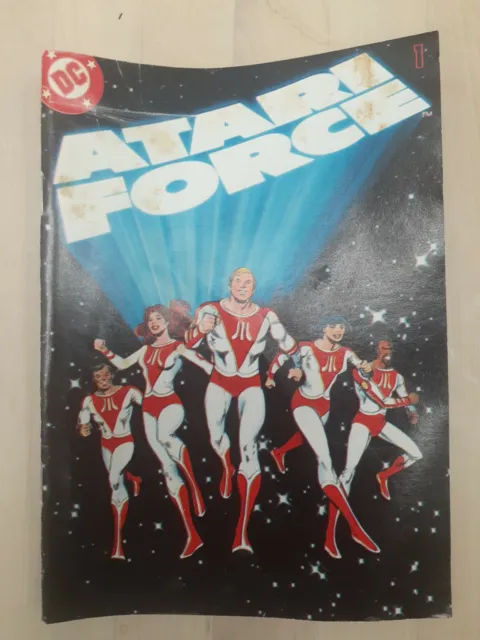 Atari Force comic book lot, issue # 1, 1982, size 5x7