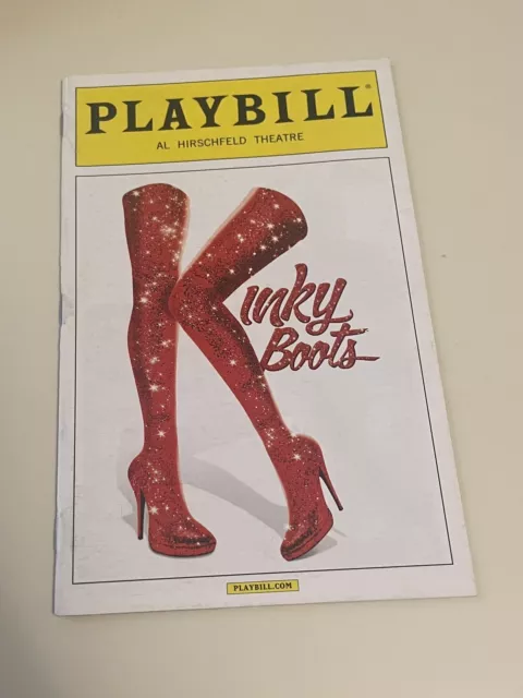 Kinky Boots Broadway Playbill Billy Porter