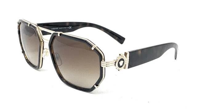 Gafas de sol Versace RxAble para hombre VE2228 1002/13 marrón Havana 59 mm