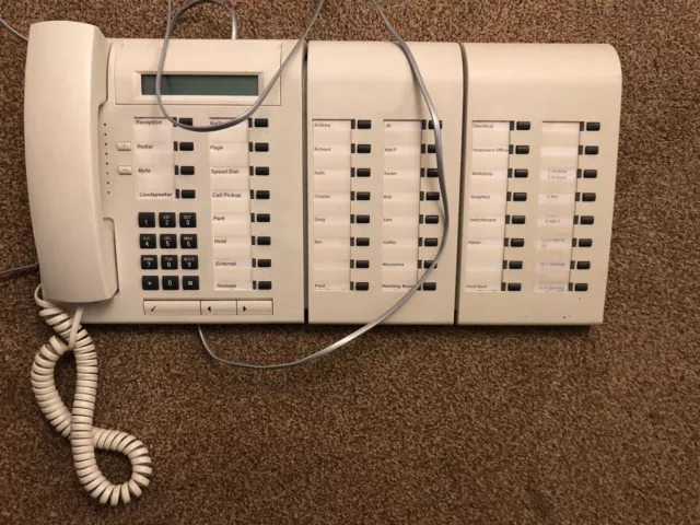 Siemens Optiset E Standard Telephone In White S30817-S7004-A101 X2 E key Module