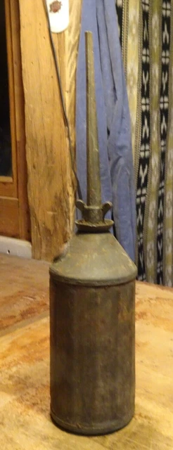Burette à Huile Singer Vintage - Petite, En Tôle, Occasion En Bon état