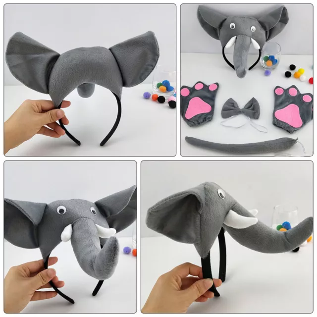 5 Pcs Headband Elephant Ears Festive Supplies Kids Halloween