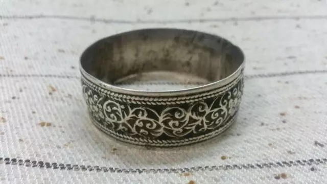 Antique Silver Berber Bracelet from Morocco