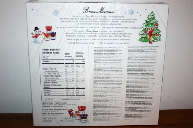 2024 BONNE MAMAN Advent Calendar 24 Mini Spreads Limited Edition $64.99 ...